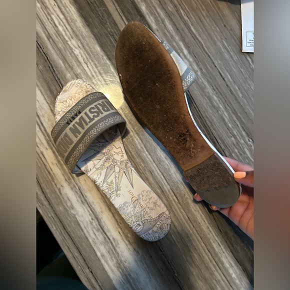 Authentic Christian Dior DWAY Slides - Picture 5 of 6